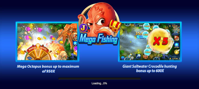 các phòng chơi Mega Fishing